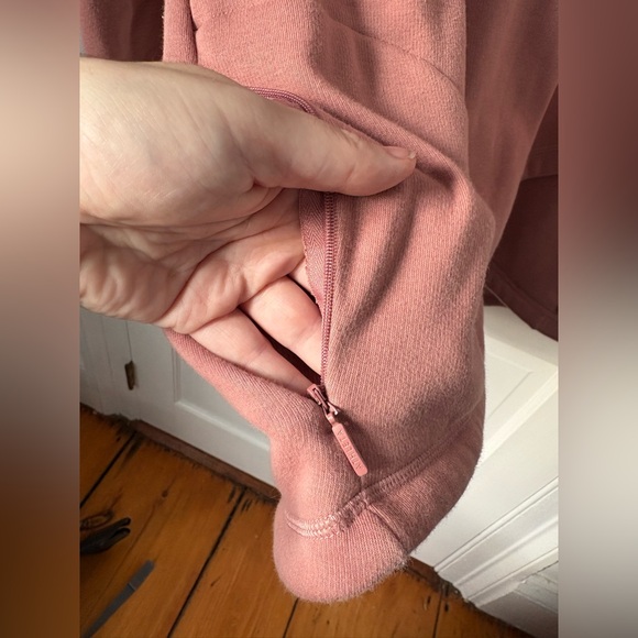 Athleta Cozy Karma Asymmetrical Pullover in Palermo Pink, Size Extra Large XL - Picture 6 of 15